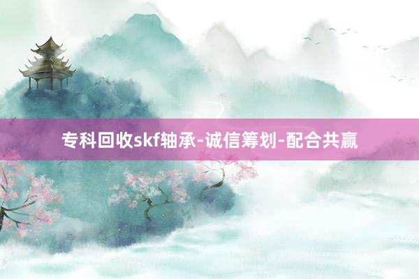 专科回收skf轴承-诚信筹划-配合共赢